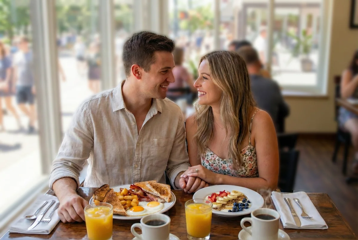 Falls Café Breakfast Spread
